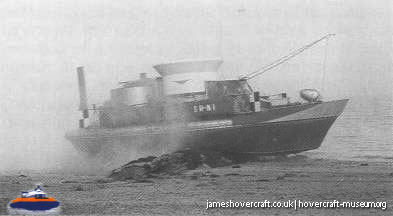 SRN1 fitted with a new skirt -  (credit: The <a href='http://www.hovercraft-museum.org/' target='_blank'>Hovercraft Museum Trust</a>).